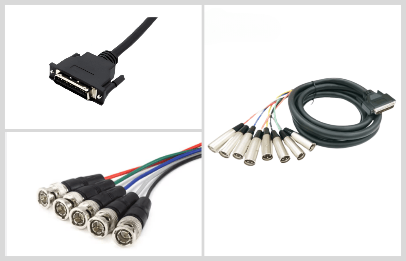 D-SUB 25P(M) TO XLR AUDIO CONNECTOR 89M-101 CABLE